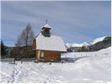 Rudno polje - Koča na Uskovnici